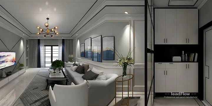 Hangzhou Apartment with WPC Cladding &mdash; Master Bedroom Feature in Hangzhou, China - photo 14