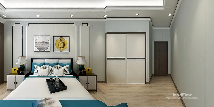 Explore WPC Wall Panel in This Hangzhou Apartment &mdash; New Chinese Oriental Style in Hangzhou, China - photo 3