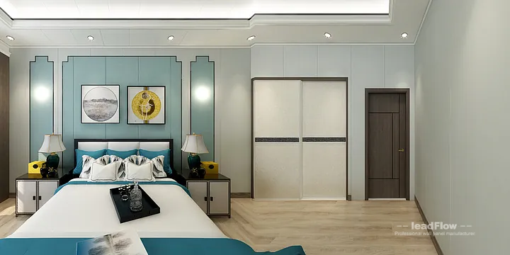 Explore WPC Wall Panel in This Hangzhou Apartment &mdash; New Chinese Oriental Style in Hangzhou, China - photo 8