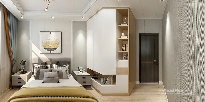 New Chinese Oriental Apartment Interior in Hangzhou using WPC Interior Panel in Hangzhou, China - photo 2