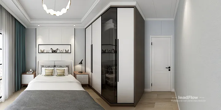 Hangzhou Apartment Wall Panel Design | WPC Cladding Light Luxury Interior in Hangzhou, China - photo 1