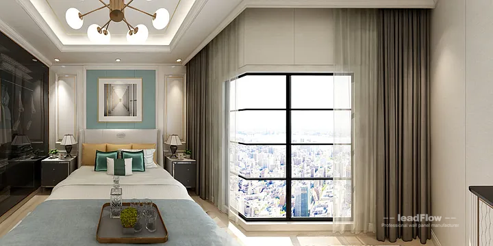 Hangzhou Apartment Wall Panel Design | WPC Cladding Light Luxury Interior in Hangzhou, China - photo 3
