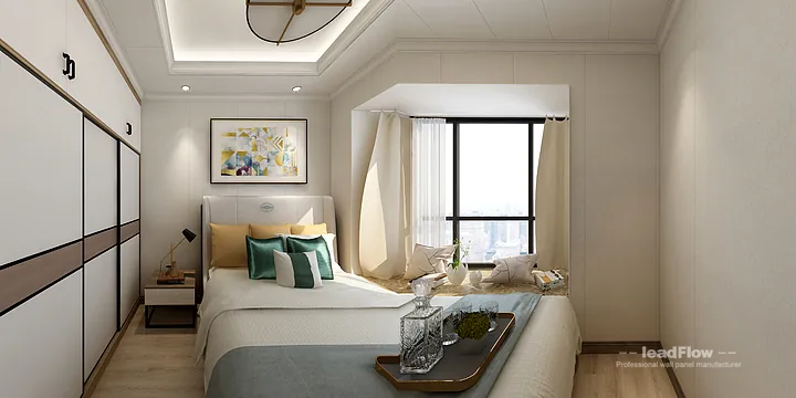 Hangzhou Apartment Featuring WPC Interior Panel | New Chinese Oriental Walls in Hangzhou, China - photo 4