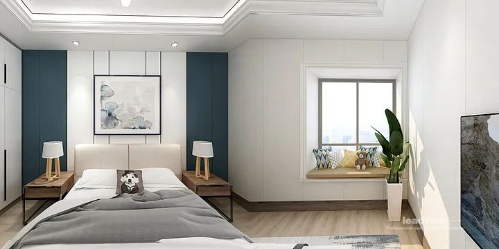 Hangzhou Apartment Wall Panel Design | WPC Wall Panel Stylish Interior in Hangzhou, China - photo 3