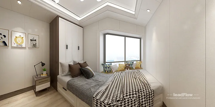 Hangzhou Apartment Wall Panel Design | WPC Wall Panel Stylish Interior in Hangzhou, China - photo 6