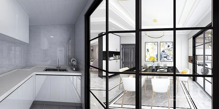 WPC Cladding Apartment Case Study in Hangzhou | Modern Living-Dining Room in Hangzhou, China - photo 10