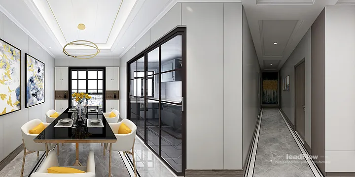 WPC Cladding Apartment Case Study in Hangzhou | Modern Living-Dining Room in Hangzhou, China - photo 12