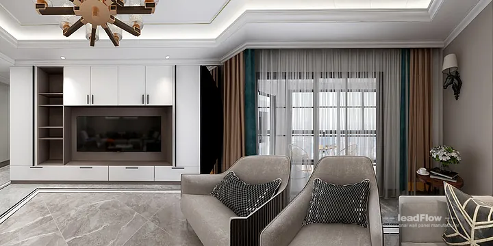 WPC Cladding Apartment Case Study in Hangzhou | Modern Living-Dining Room in Hangzhou, China - photo 13