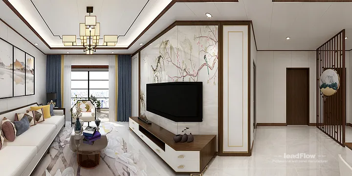 New Chinese Oriental Apartment in Hangzhou Featuring WPC Cladding in Hangzhou, China - photo 12