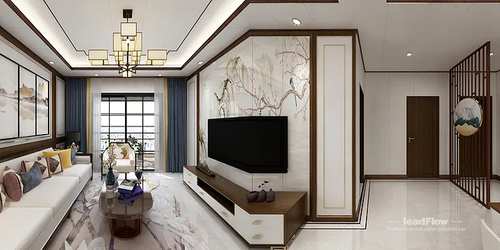 New Chinese Oriental Apartment in Hangzhou Featuring WPC Cladding in Hangzhou, China - photo 6