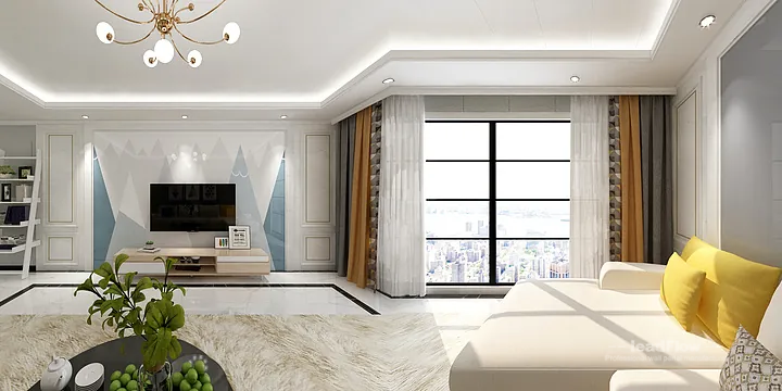 WPC Wall Panel Design for Hangzhou Apartment &mdash; Living Room Focus in Hangzhou, China