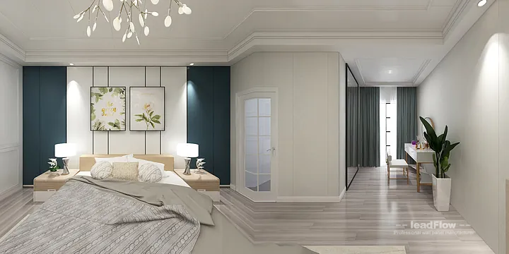 WPC Wall Panel Design for Hangzhou Apartment &mdash; Living Room Focus in Hangzhou, China - photo 13