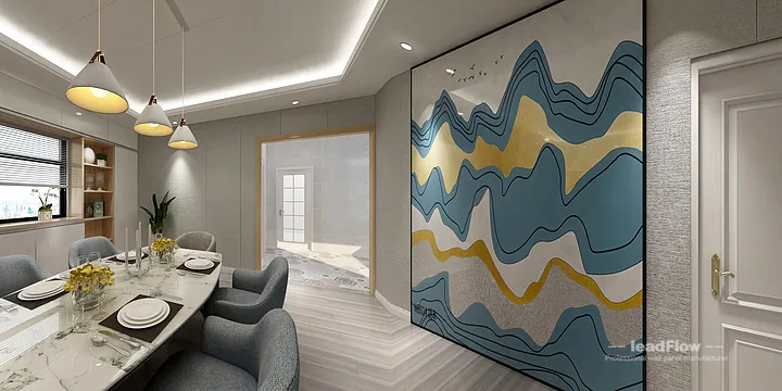 WPC Wall Panel Design for Hangzhou Apartment &mdash; Living Room Focus in Hangzhou, China - photo 16