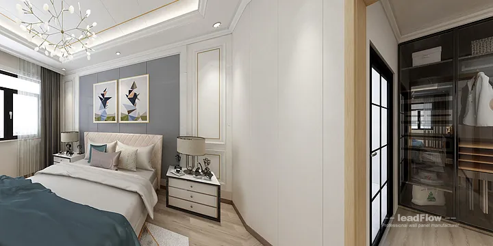 Modern Apartment Interior in Hangzhou using WPC Interior Panel in Hangzhou, China - photo 3