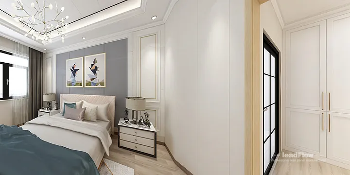 Modern Apartment Interior in Hangzhou using WPC Interior Panel in Hangzhou, China - photo 8