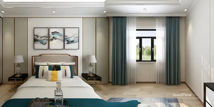 New Chinese Oriental Apartment Interior in Hangzhou using WPC Cladding in Hangzhou, China - photo 1