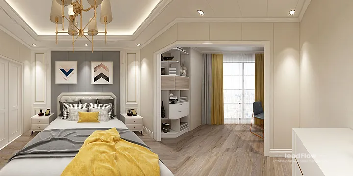 Warm Apartment Interior in Hangzhou using WPC Wall Panel in Hangzhou, China - photo 2