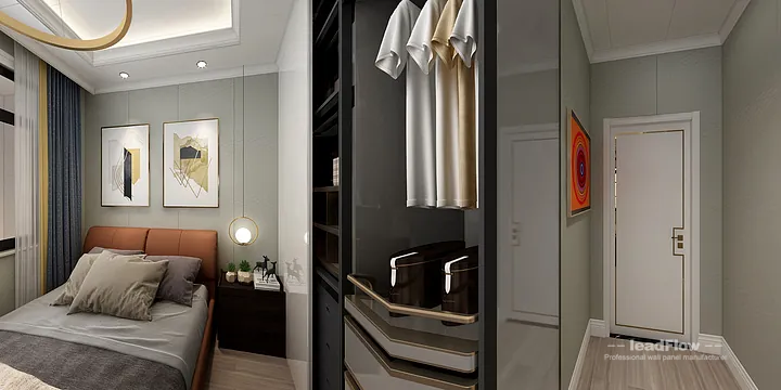 Warm Apartment Interior in Hangzhou using WPC Wall Panel in Hangzhou, China - photo 5