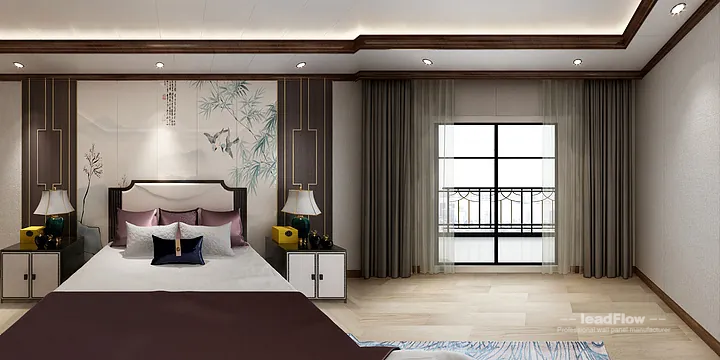 Hangzhou Apartment Wall Panel Design | WPC Wall Cladding Premium Interior in Hangzhou, China - photo 4