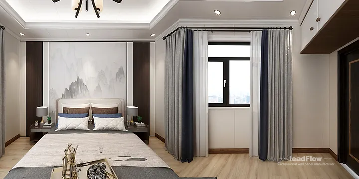 Hangzhou Apartment Wall Panel Design | WPC Wall Cladding Premium Interior in Hangzhou, China - photo 5
