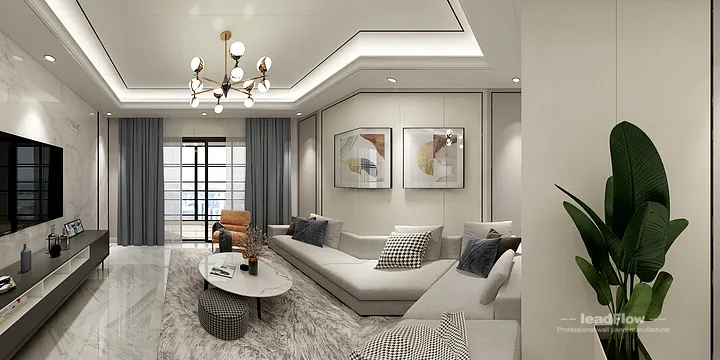 Hangzhou Apartment Makeover with WPC Wall Panel | Modern Wood Grain in Hangzhou, China - photo 3