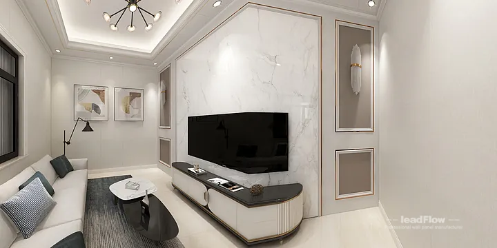 Hangzhou Apartment with WPC Wall Panel &mdash; Elegant Feature in Hangzhou, China - photo 3