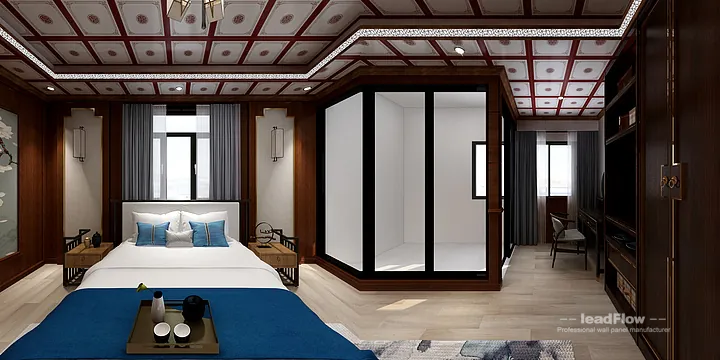Nanchang Apartment Featuring WPC Cladding | Living-Dining Room Walls in Donghu District, Nanchang, China - photo 13