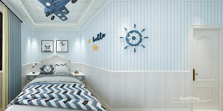 Nanchang Apartment Featuring WPC Cladding | Living-Dining Room Walls in Donghu District, Nanchang, China - photo 3