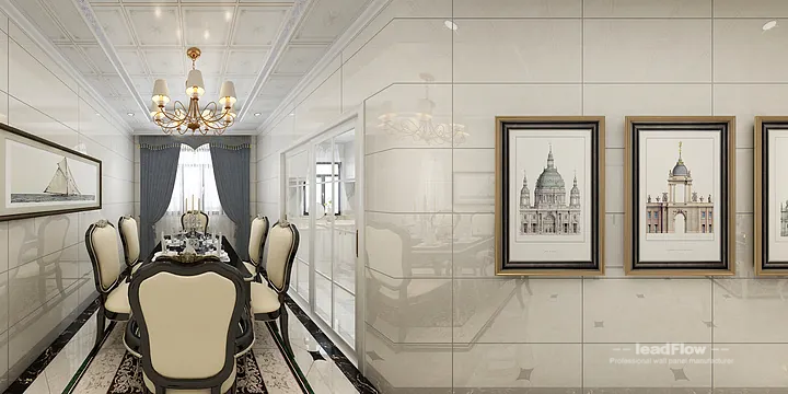 Nanchang Apartment Featuring WPC Cladding | Living-Dining Room Walls in Donghu District, Nanchang, China - photo 5