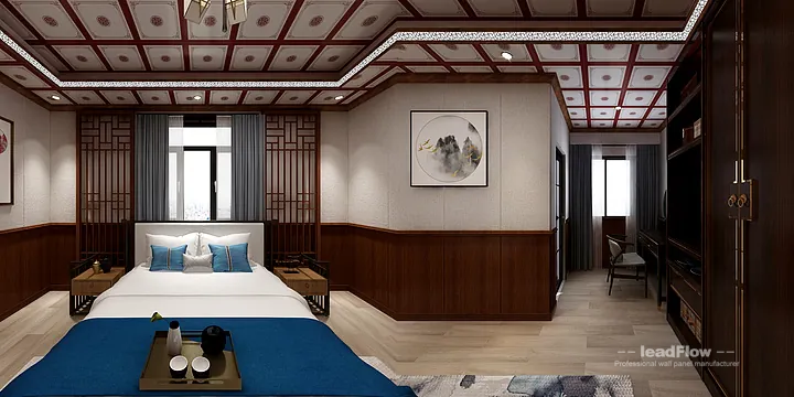 Nanchang Apartment Featuring WPC Cladding | Living-Dining Room Walls in Donghu District, Nanchang, China - photo 6
