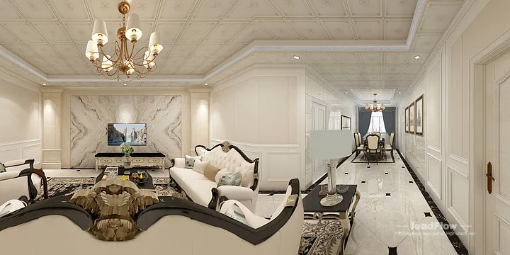 Nanchang Apartment Featuring WPC Cladding | Living-Dining Room Walls in Donghu District, Nanchang, China - photo 8