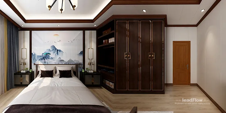 Hangzhou Apartment Renovation with WPC Interior Panel | Dining Room Idea in Hangzhou, China - photo 1