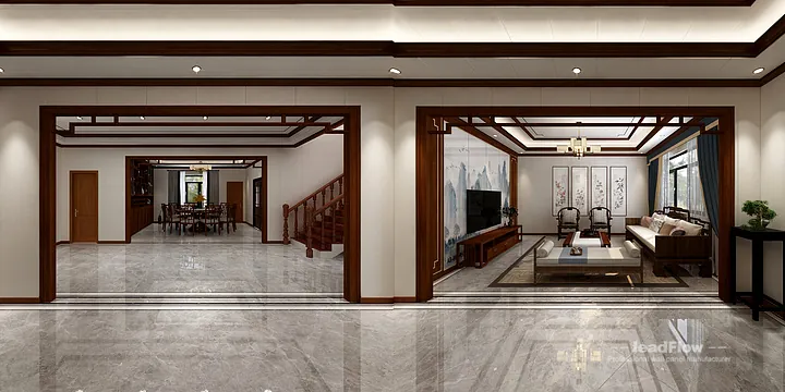 Hangzhou Apartment Renovation with WPC Interior Panel | Dining Room Idea in Hangzhou, China - photo 9