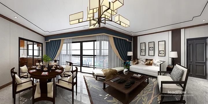 WPC Wall Cladding Apartment Design in Hangzhou | Contemporary Interior in Hangzhou, China - photo 12