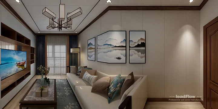 WPC Wall Cladding Apartment Design in Hangzhou | Contemporary Interior in Hangzhou, China - photo 14