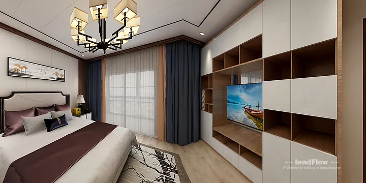 WPC Wall Cladding Apartment Design in Hangzhou | Contemporary Interior in Hangzhou, China - photo 16