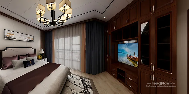 WPC Wall Cladding Apartment Design in Hangzhou | Contemporary Interior in Hangzhou, China - photo 7