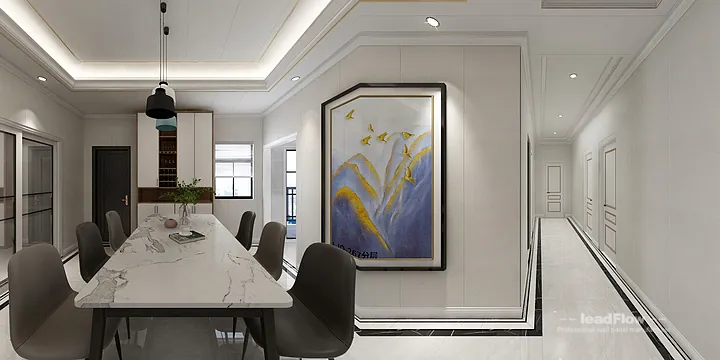 WPC Wall Panel Apartment Inspiration in Hangzhou &mdash; Modern Design in Hangzhou, China - photo 5