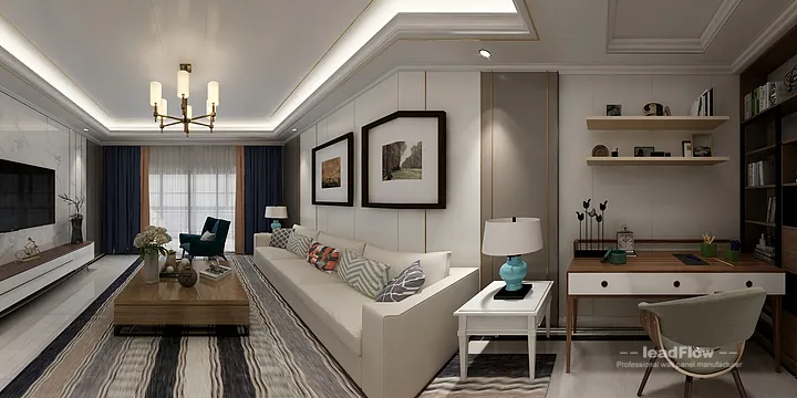 WPC Wall Panel Apartment Inspiration in Hangzhou &mdash; Modern Design in Hangzhou, China - photo 6