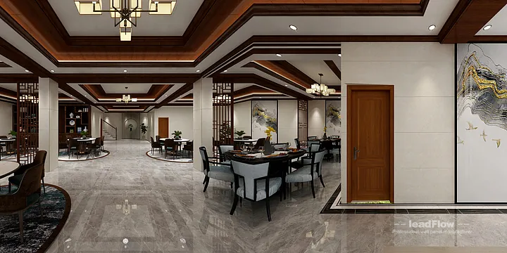 WPC Wall Panel Project: Hangzhou Interior Project with foyer in Hangzhou, China