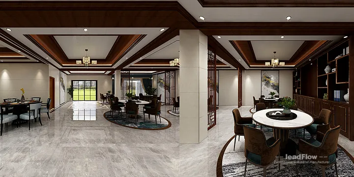 WPC Wall Panel Project: Hangzhou Interior Project with foyer in Hangzhou, China - photo 1