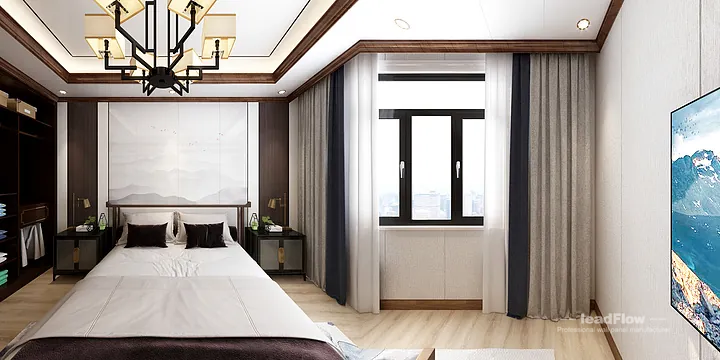 Hangzhou Apartment Wall Panel Design | WPC Wall Cladding Contemporary Interior in Hangzhou, China - photo 1
