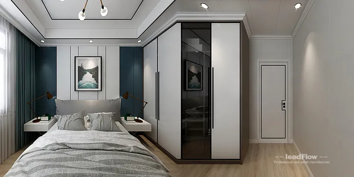 Hangzhou Apartment Wall Panel Design | WPC Wall Cladding Contemporary Interior in Hangzhou, China - photo 5