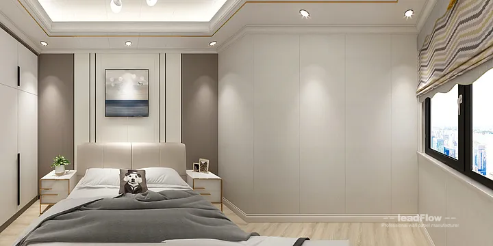 Hangzhou Apartment Wall Panel Design | WPC Wall Panel Contemporary Interior in Hangzhou, China - photo 2