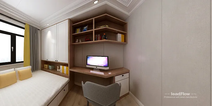 Hangzhou Apartment Wall Panel Design | WPC Wall Panel Contemporary Interior in Hangzhou, China - photo 8