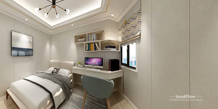 Hangzhou Apartment Wall Panel Design | WPC Wall Panel Contemporary Interior in Hangzhou, China - photo 9