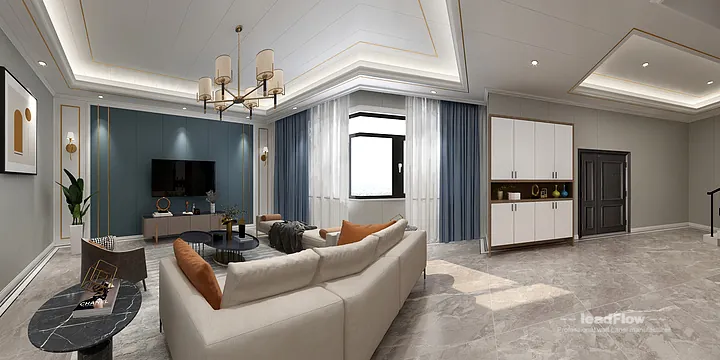 Hangzhou Apartment Featuring WPC Wall Cladding | Master Bedroom Walls in Hangzhou, China