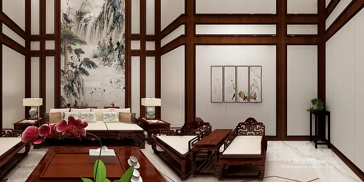 WPC Wall Panel Design for Hangzhou Apartment &mdash; Living Room Focus in Hangzhou, China - photo 2