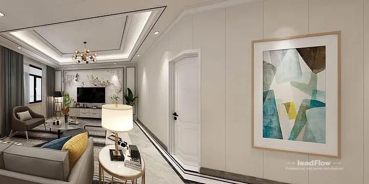 Nanchang Apartment Featuring WPC Wall Panel | Elegant Walls in Donghu District, Nanchang, China