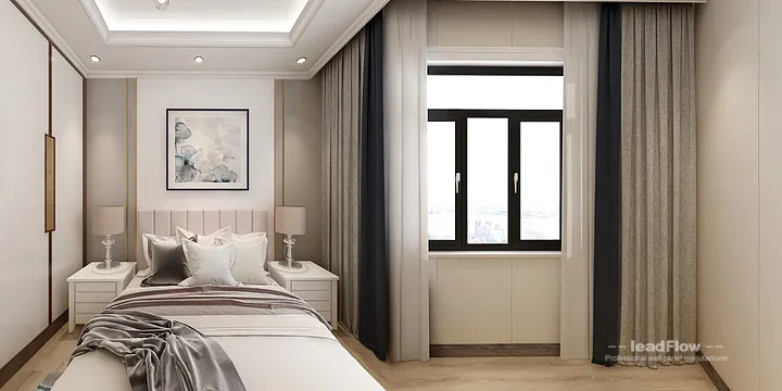 Nanchang Apartment Featuring WPC Wall Panel | Elegant Walls in Donghu District, Nanchang, China - photo 2